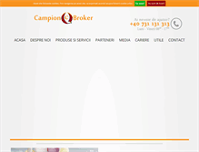 Tablet Screenshot of campionbroker.com